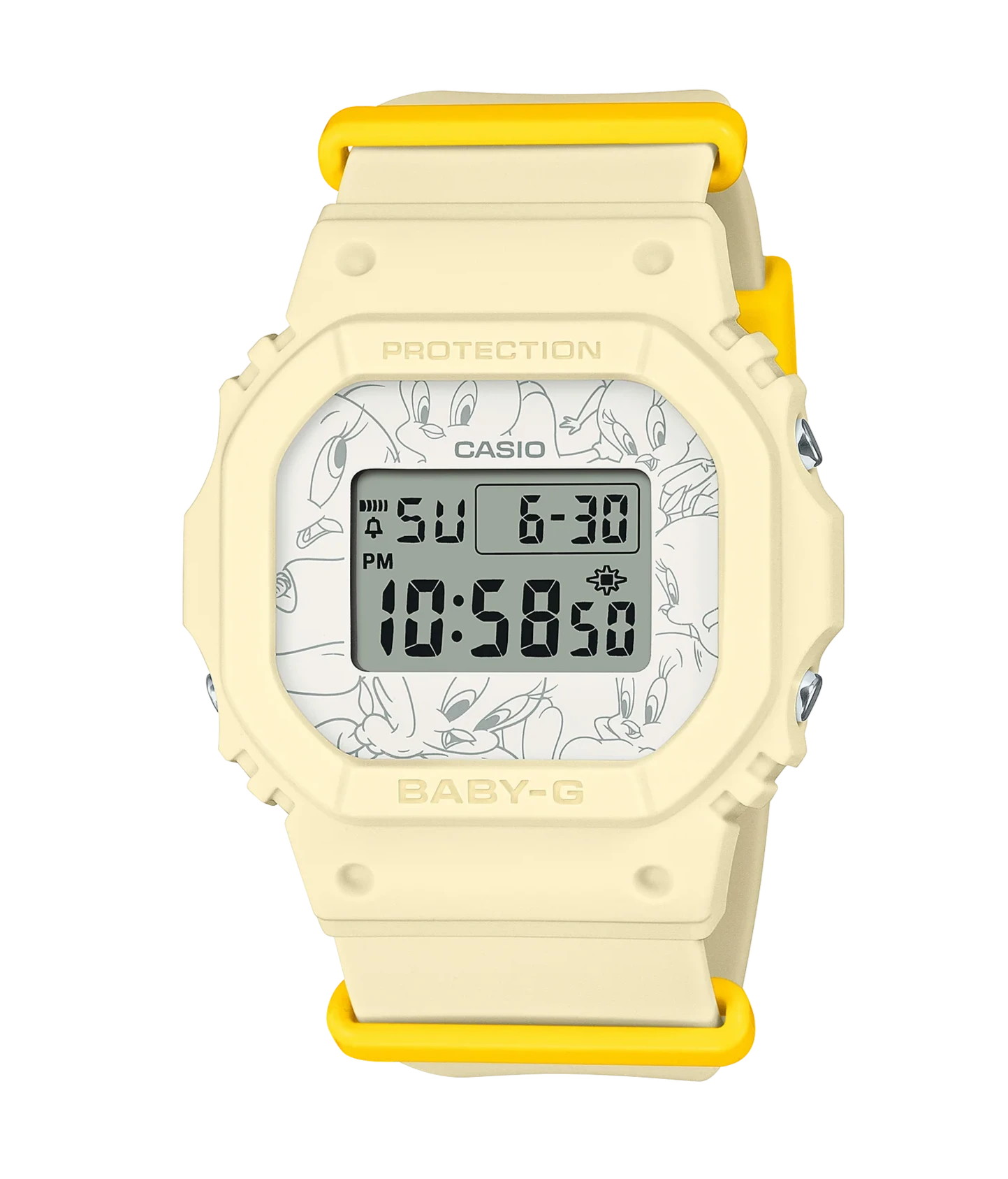 Baby g yellow best sale watch