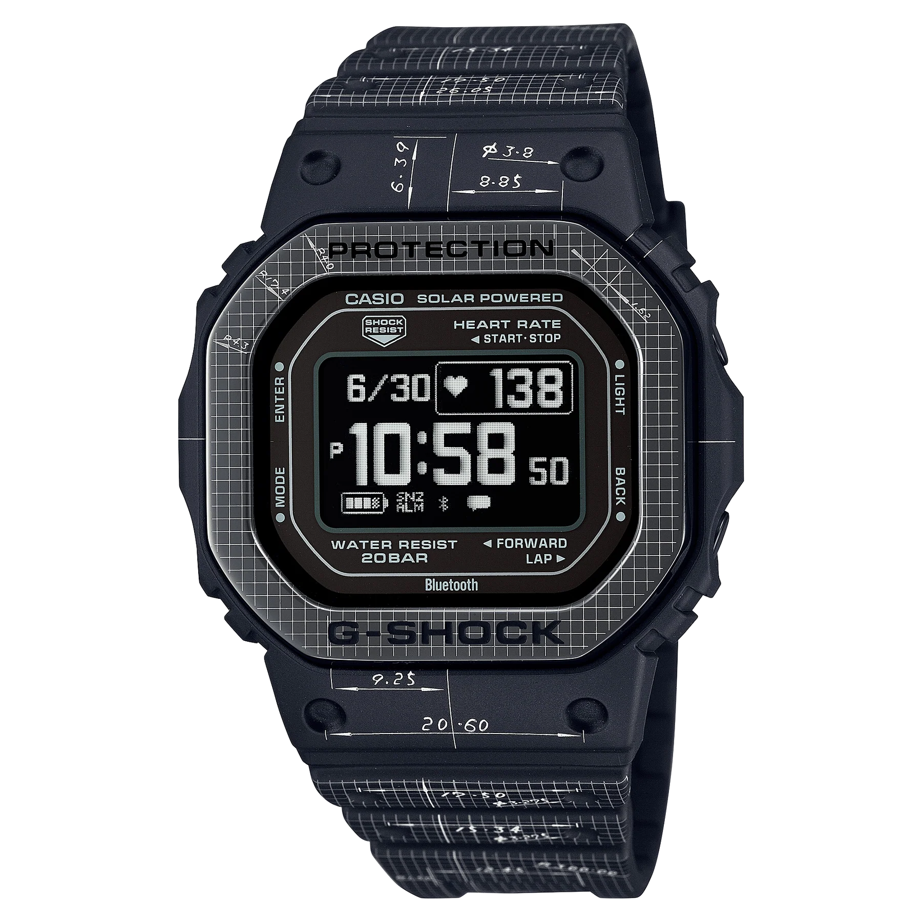 G-Shock Move Heart Rate Watch DWH5600EX-1D
