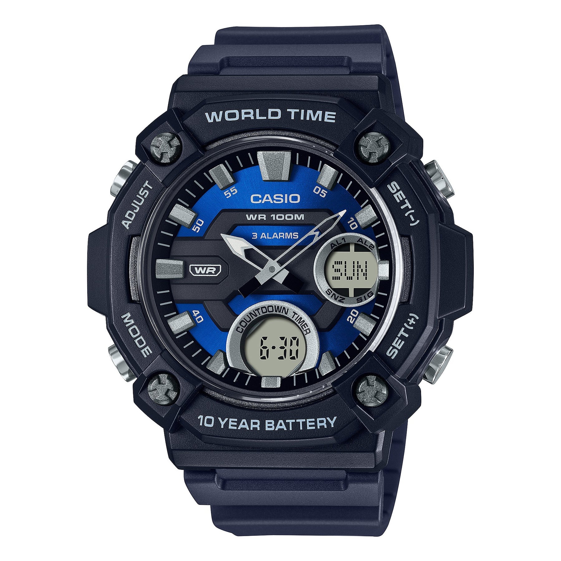 Casio classic world time watch best sale