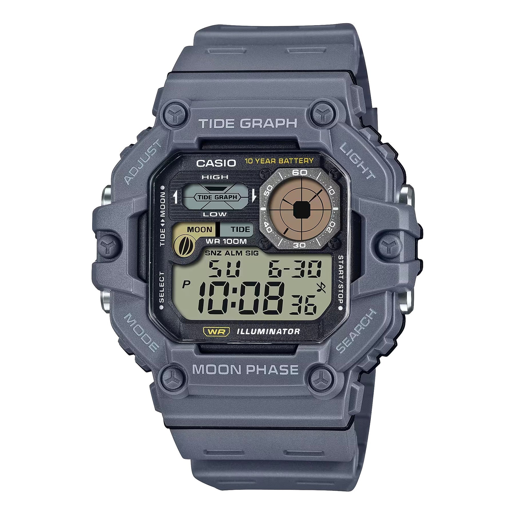 Casio Classic 10 Year Battery Large Digital Watch WS1700H-8A