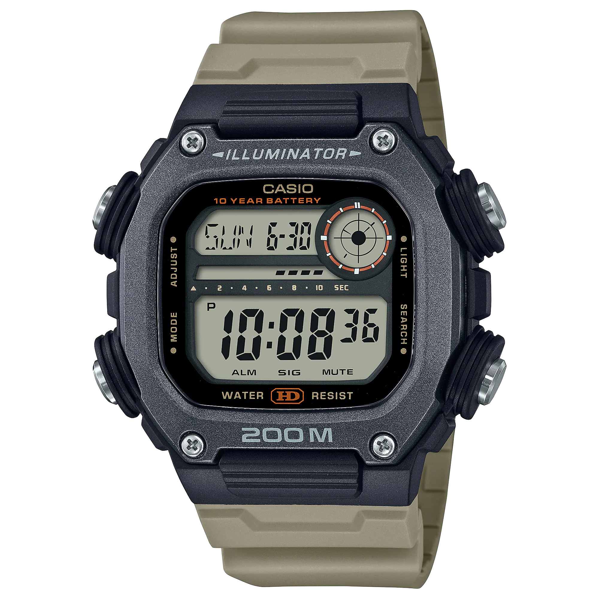 Casio Classic Digital with Extra Long Band Unisex DW291HX-5A
