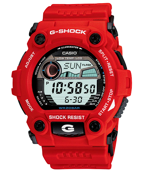 Casio g top shock tide