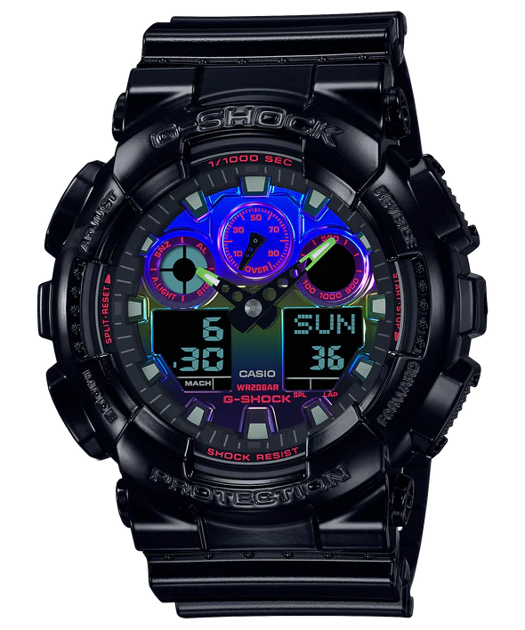 G Shock Virtual Rainbow Series GA100RGB 1A