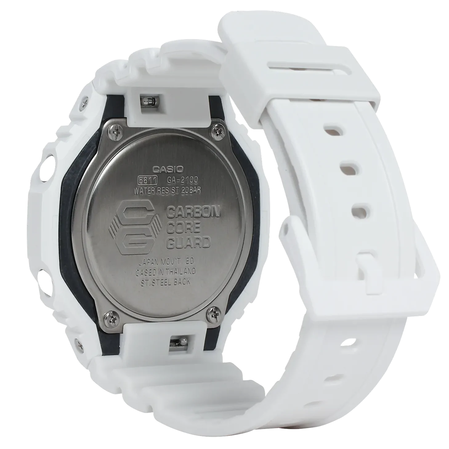 GA2100 / GA2110 White G-Shock Band ONLY - 1 week order