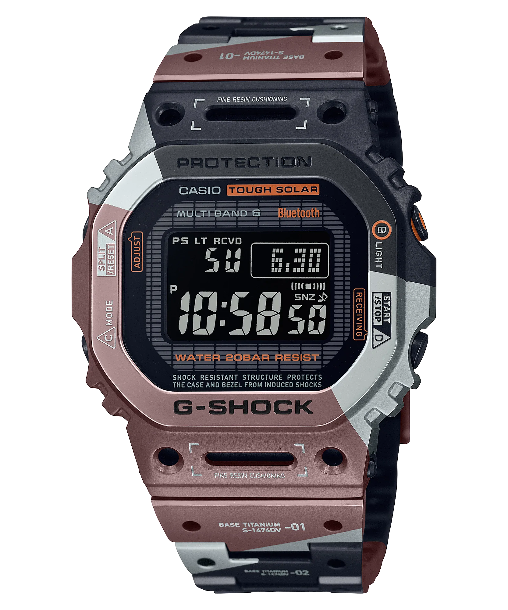 G Shock Full Metal Virtual Armor GMWB5000TVB 1D G Shock Online G