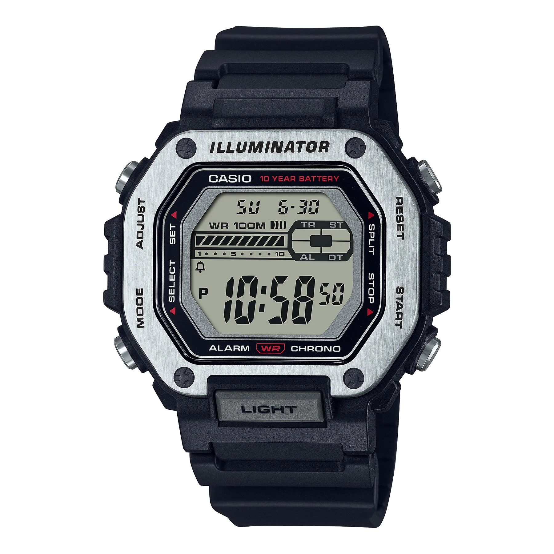 Casio Sports 10Yr Battery Unisex MWD110H-1A