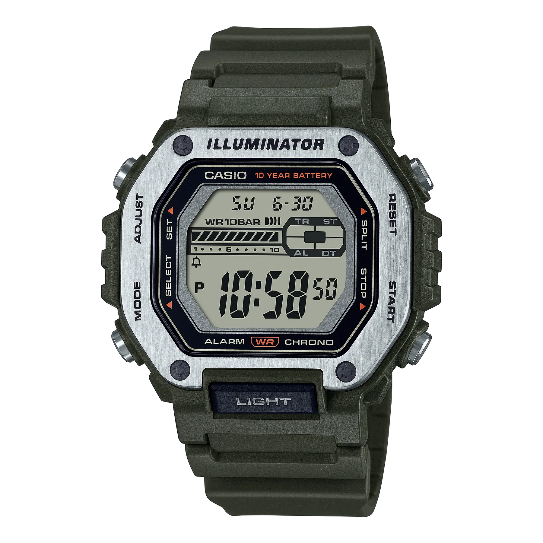Casio Sports 10Yr Battery Unisex MWD110H-3A