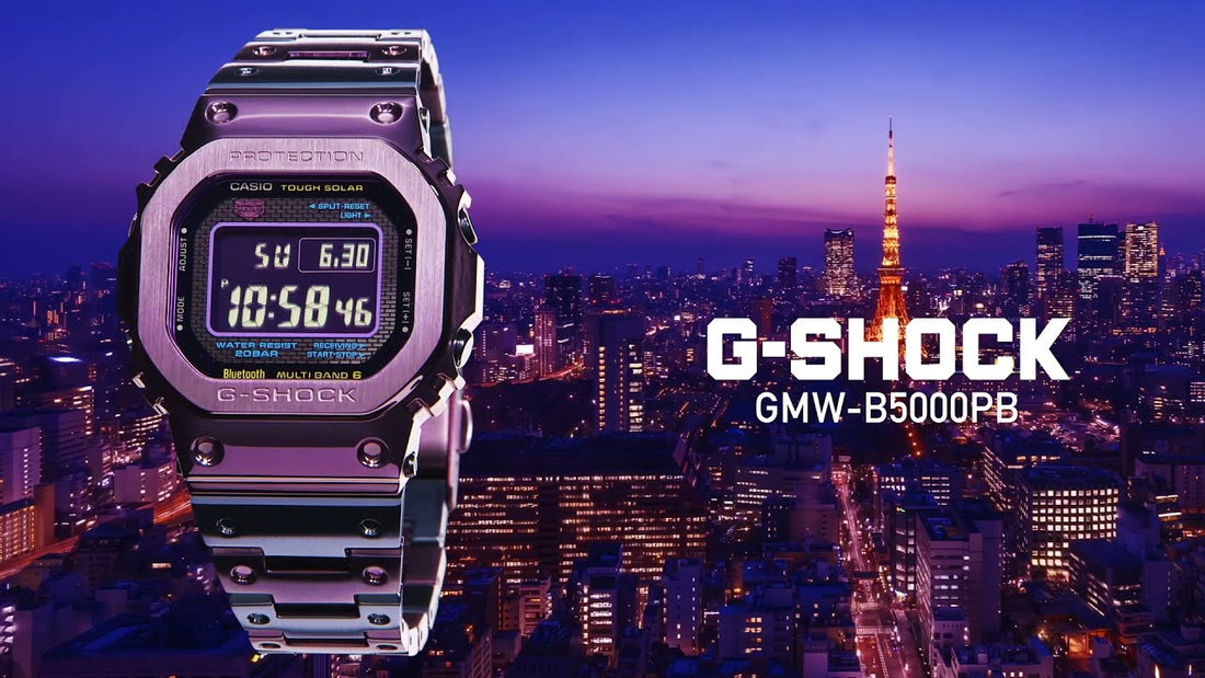 New Limited Edition addition to GMWB5000 Series. The Tokyo Twilight GMWB5000PB-6D.