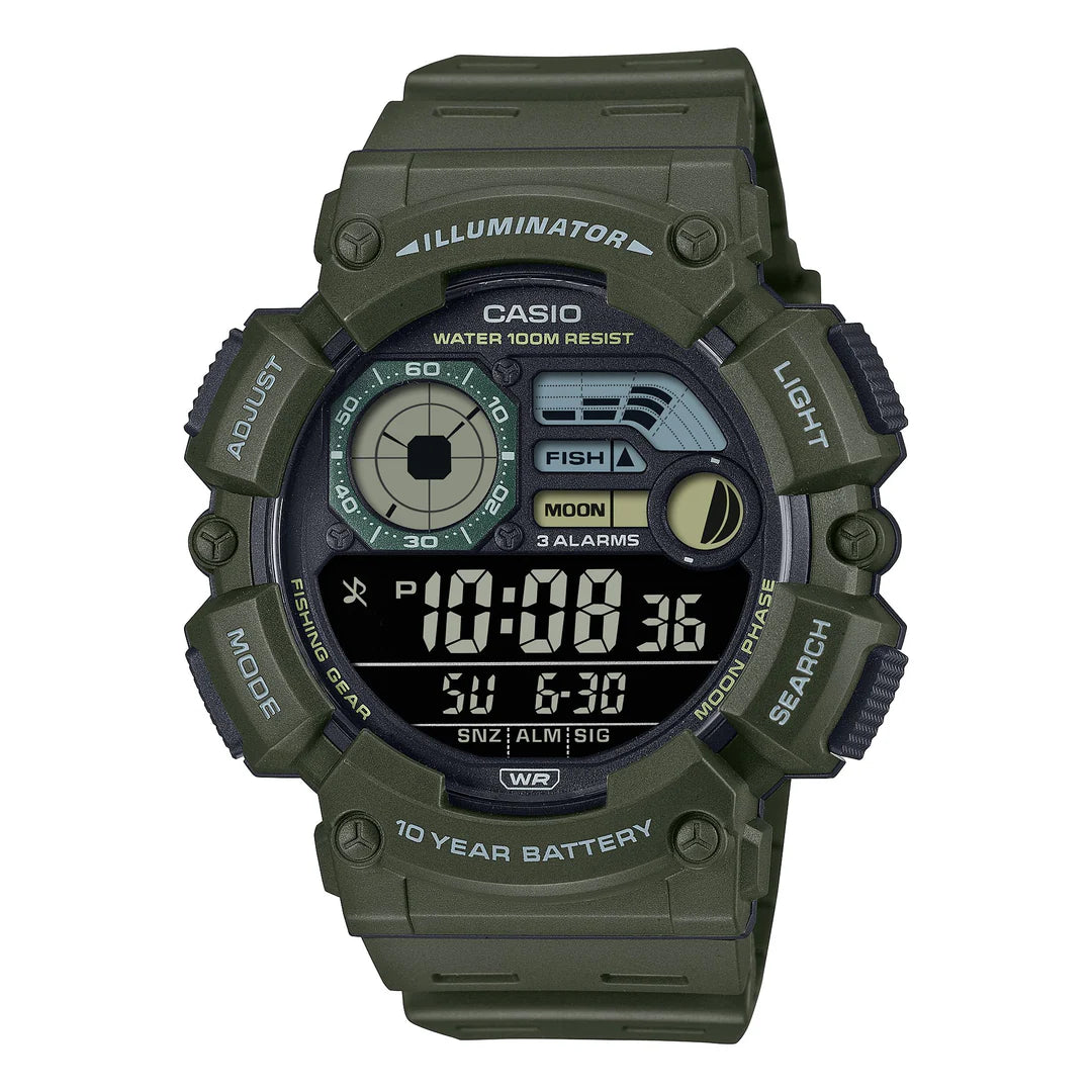 Casio 10Yr Battery Unisex WS1500H-3B