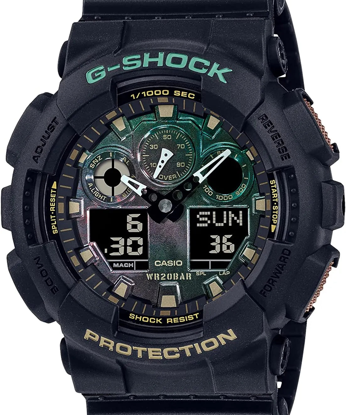 G Shock Black Rust Series GA100RC 1A