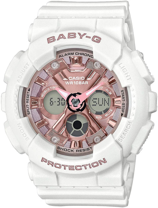 Baby g watch black 2025 and pink