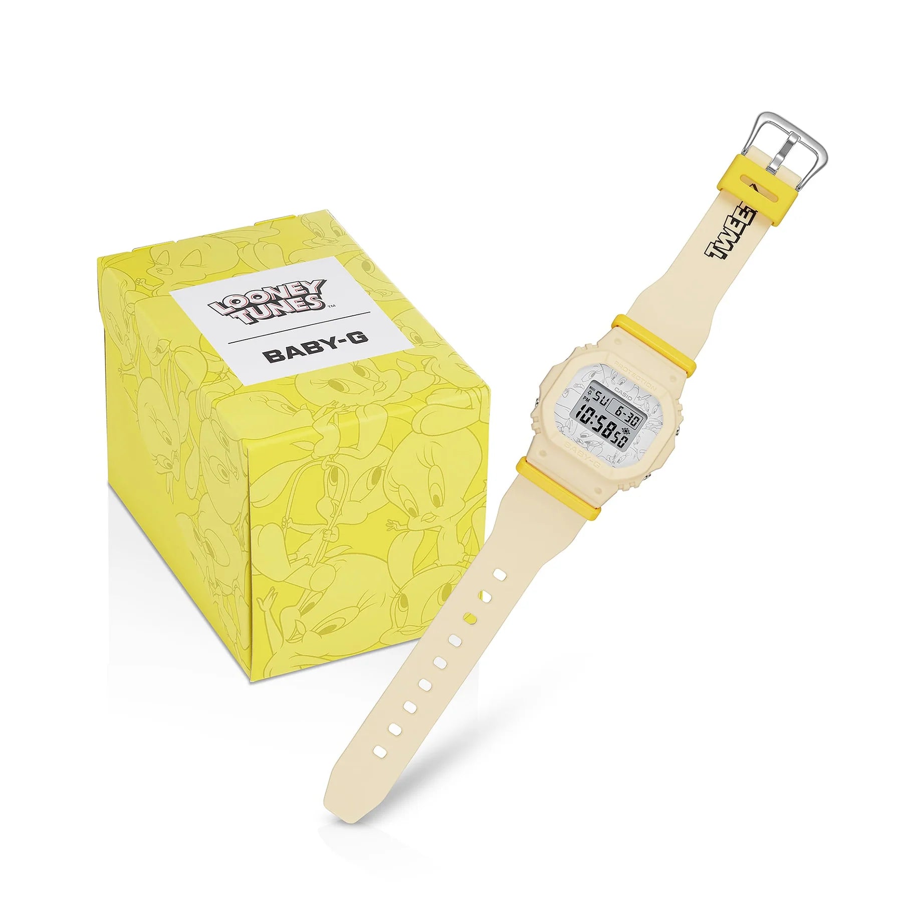 Baby g shock sale yellow watch