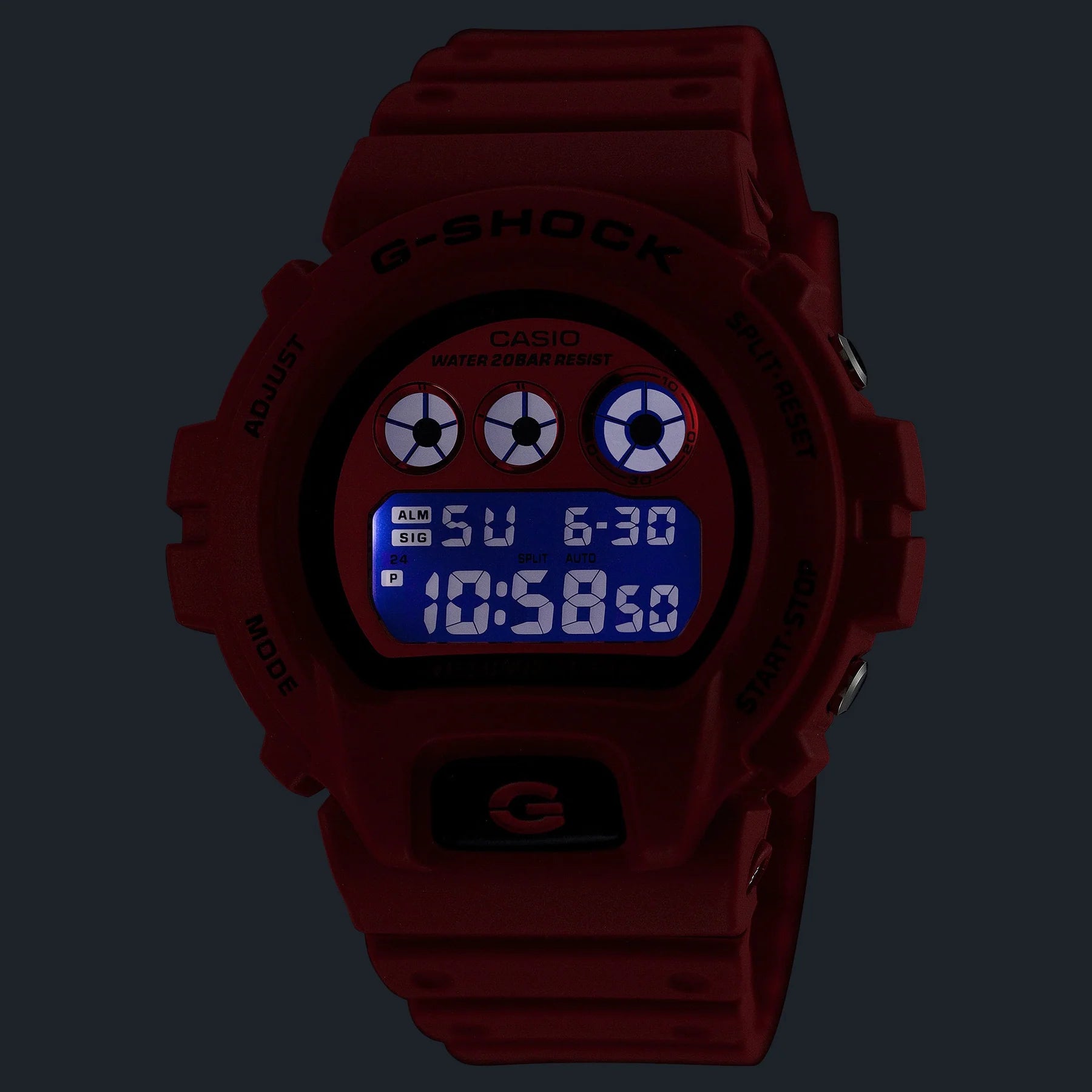 G-Shock Iconic Red Series DW6900RRB-4D