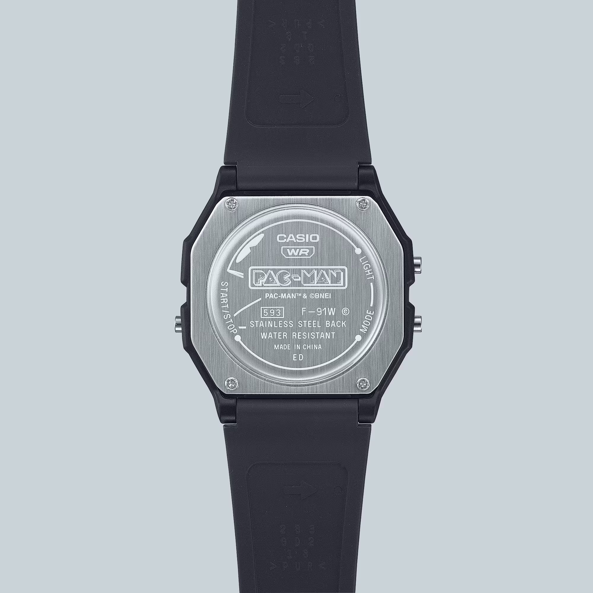 Casio x PAC-MAN F91WPC-1A