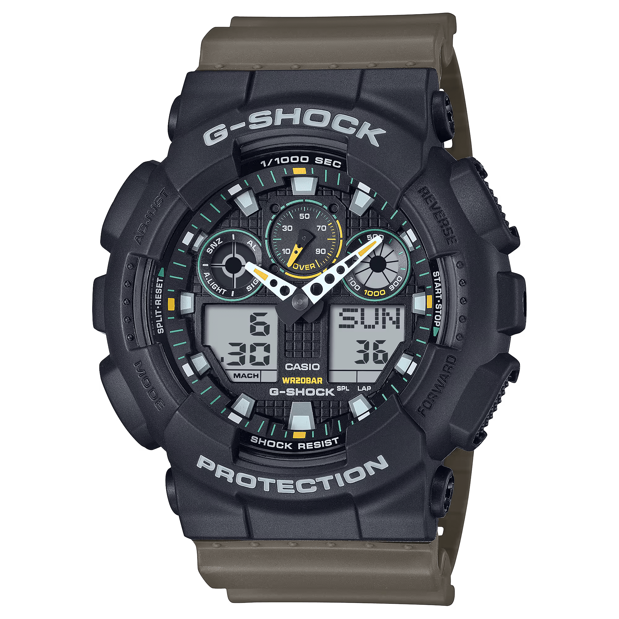 G-Shock 2-Tone Utility GA100TU-1A3