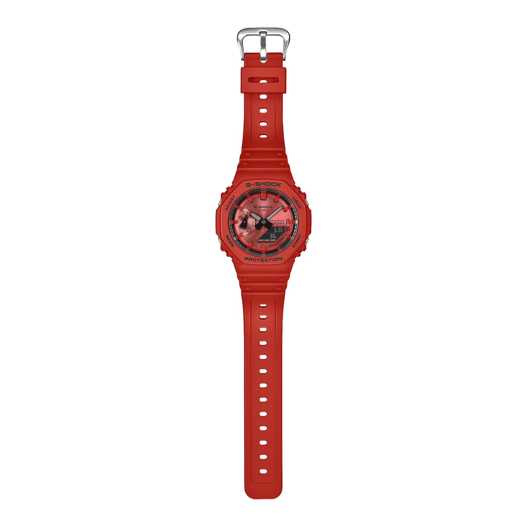 G-Shock CasiOak Iconic Red Series GA2100RRB-4A