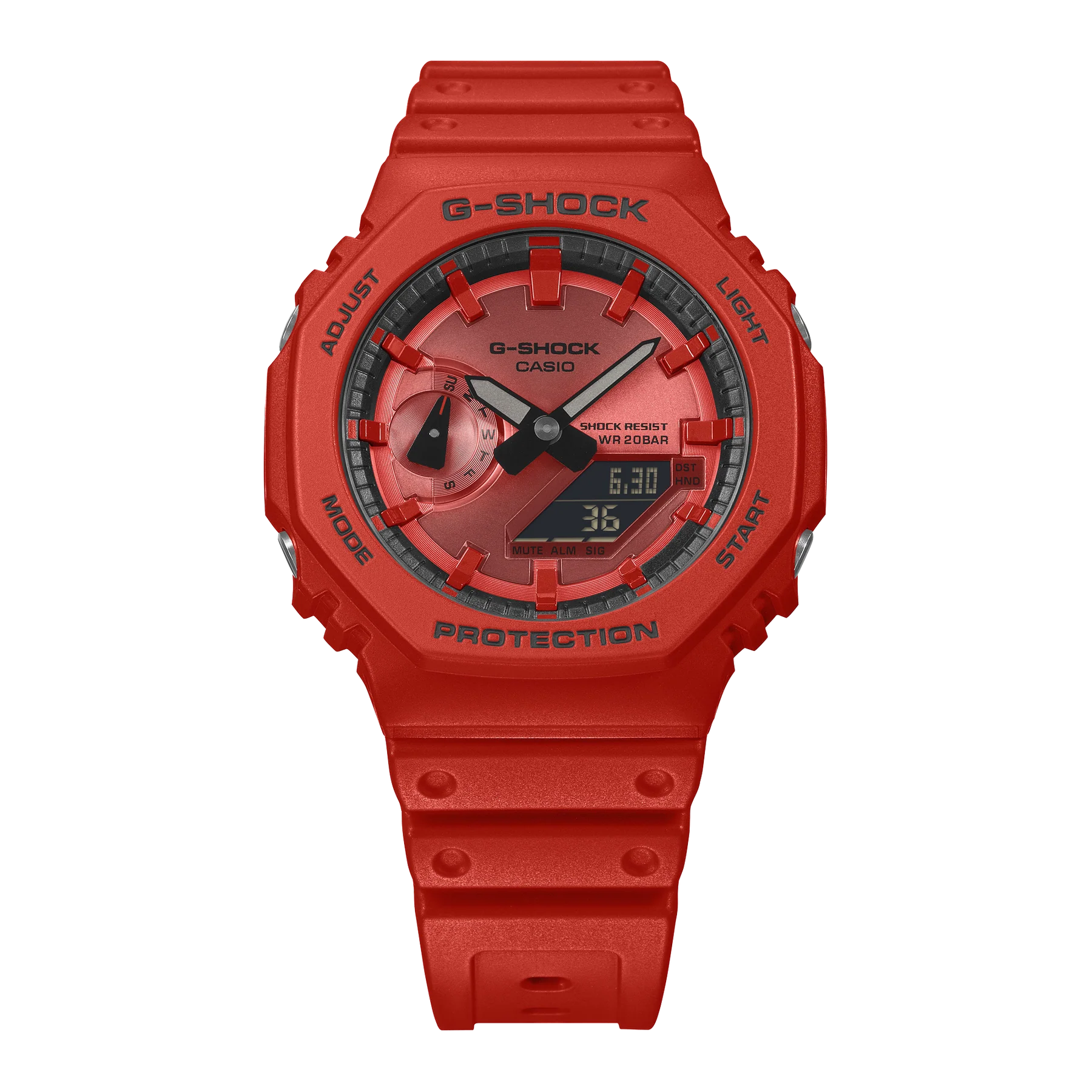 G-Shock CasiOak Iconic Red Series GA2100RRB-4A
