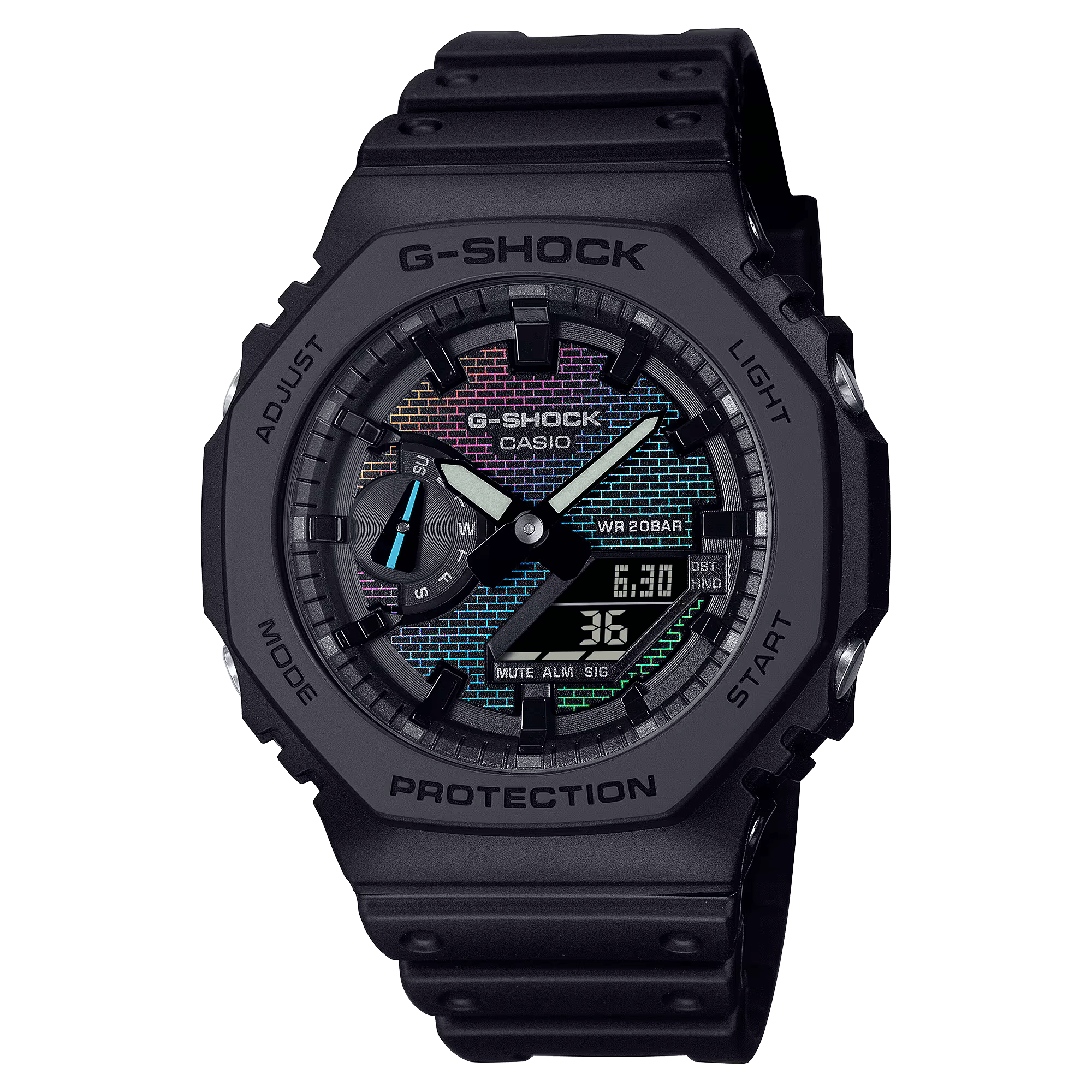 G-Shock CasiOak Rainbow Brick GA2100RW-1A