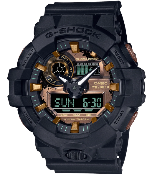 G-Shock Black & Rust Series GA700RC-1A