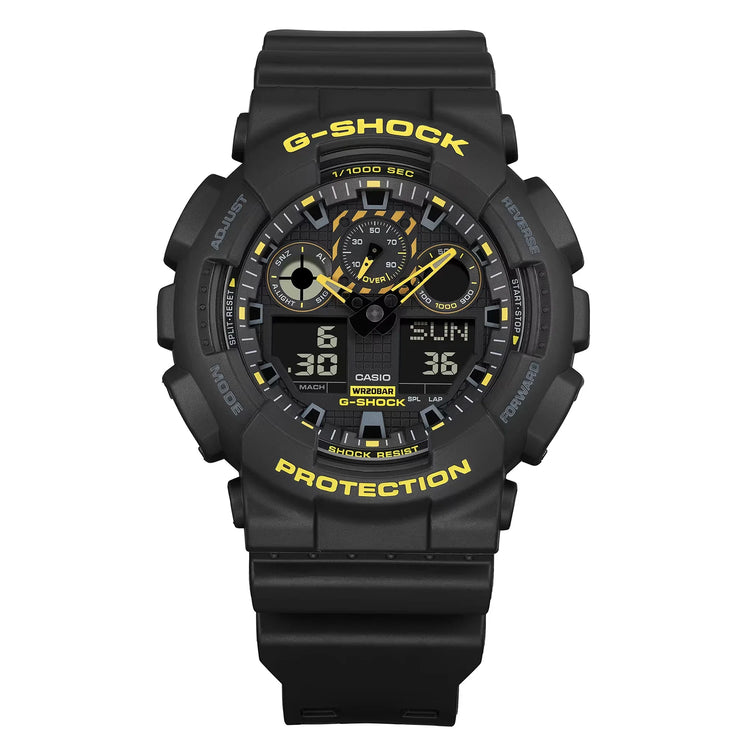 G-Shock Black & Yellow Caution Series GA100CY-1A