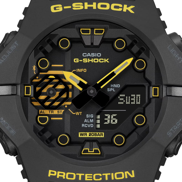 G-Shock Black & Yellow Caution Series GAB001CY-1A