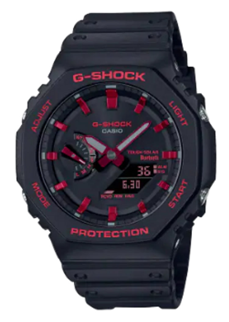 G-Shock GAB2100BNR-1A CasiOak Ignite Red Series