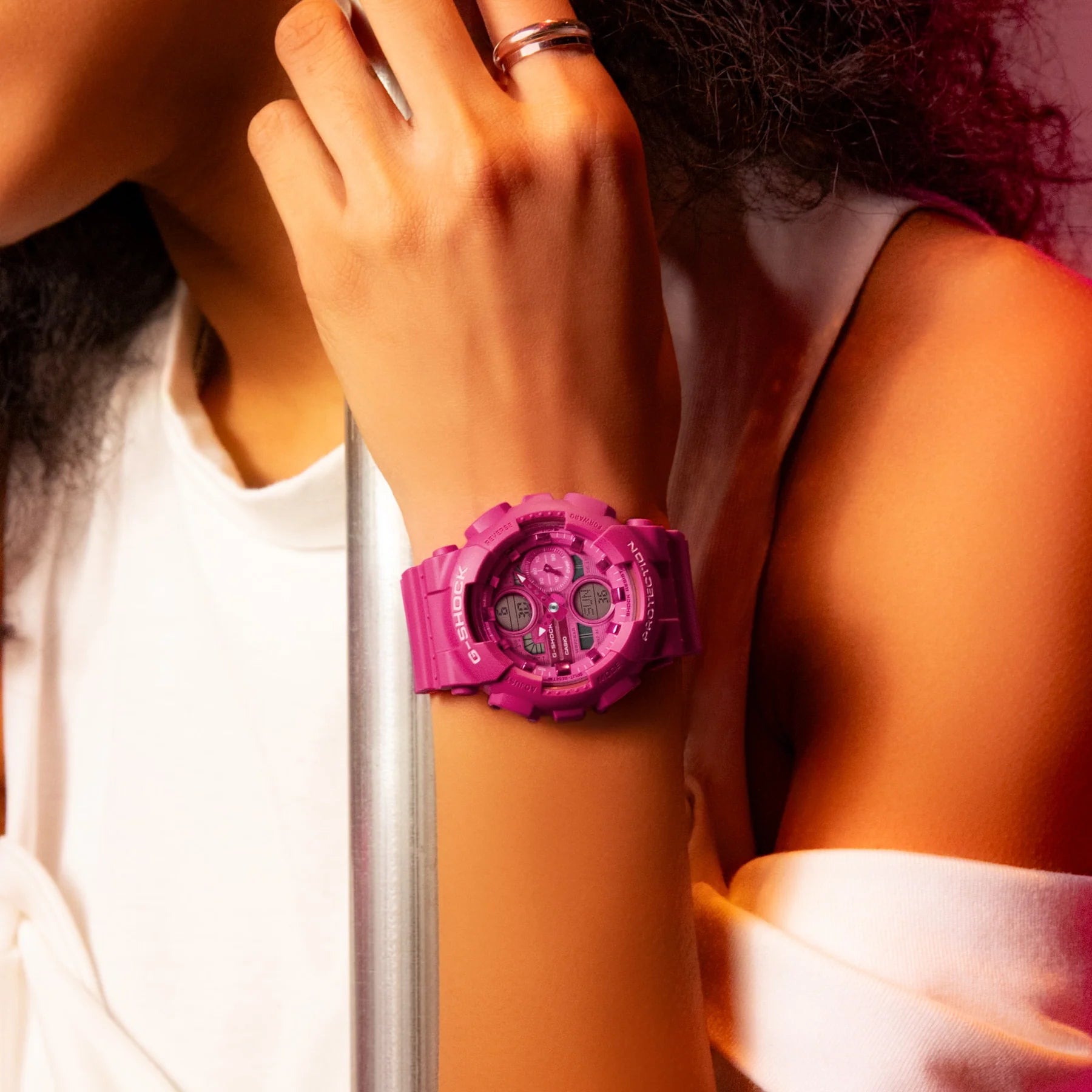 G Shock GMAS Pink Series GMAS140PP-4A
