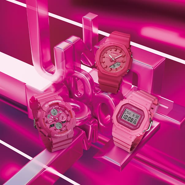 G Shock GMAS Pink Series GMAS140PP-4A