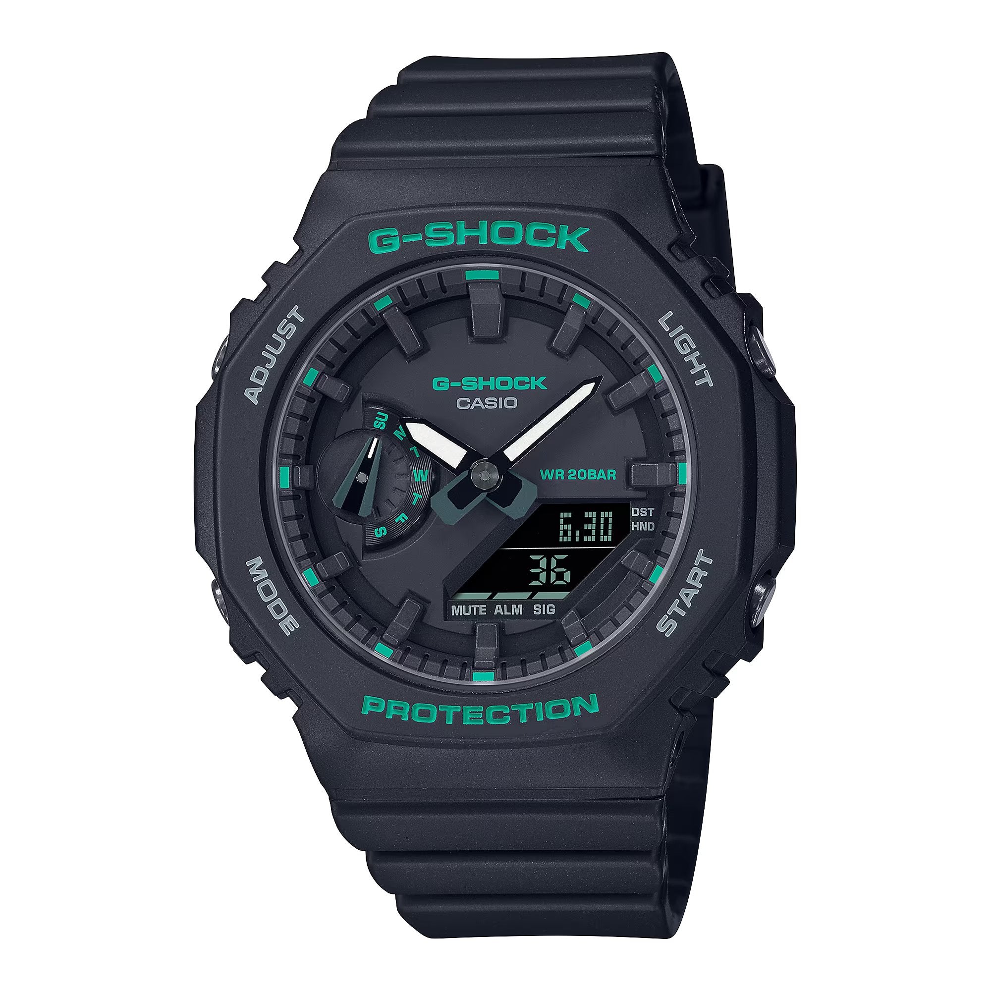 G Shock GMAS2100GA-1A Mid-Size CasiOak