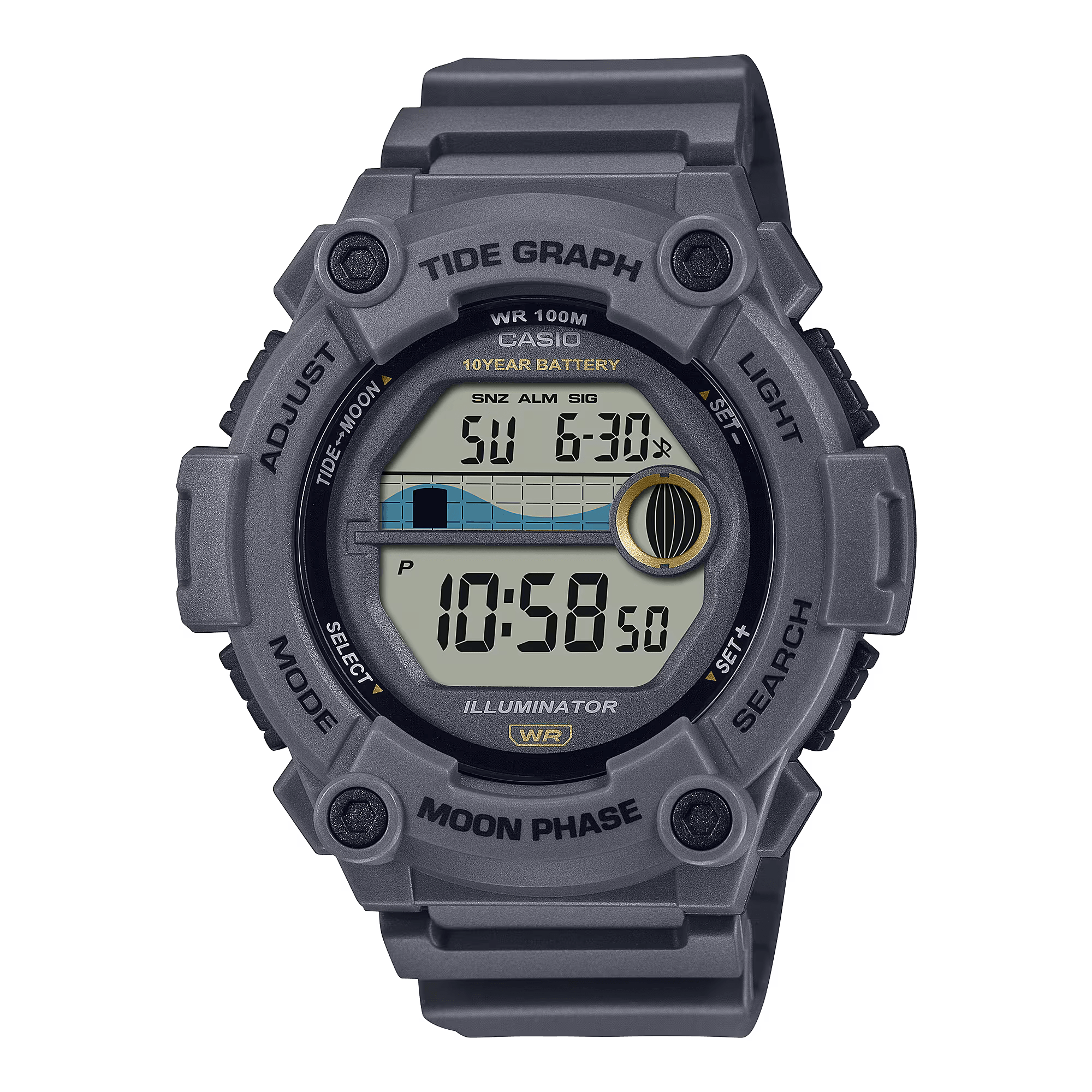 Casio Unisex 10 Yr Battery WS1300H-8A