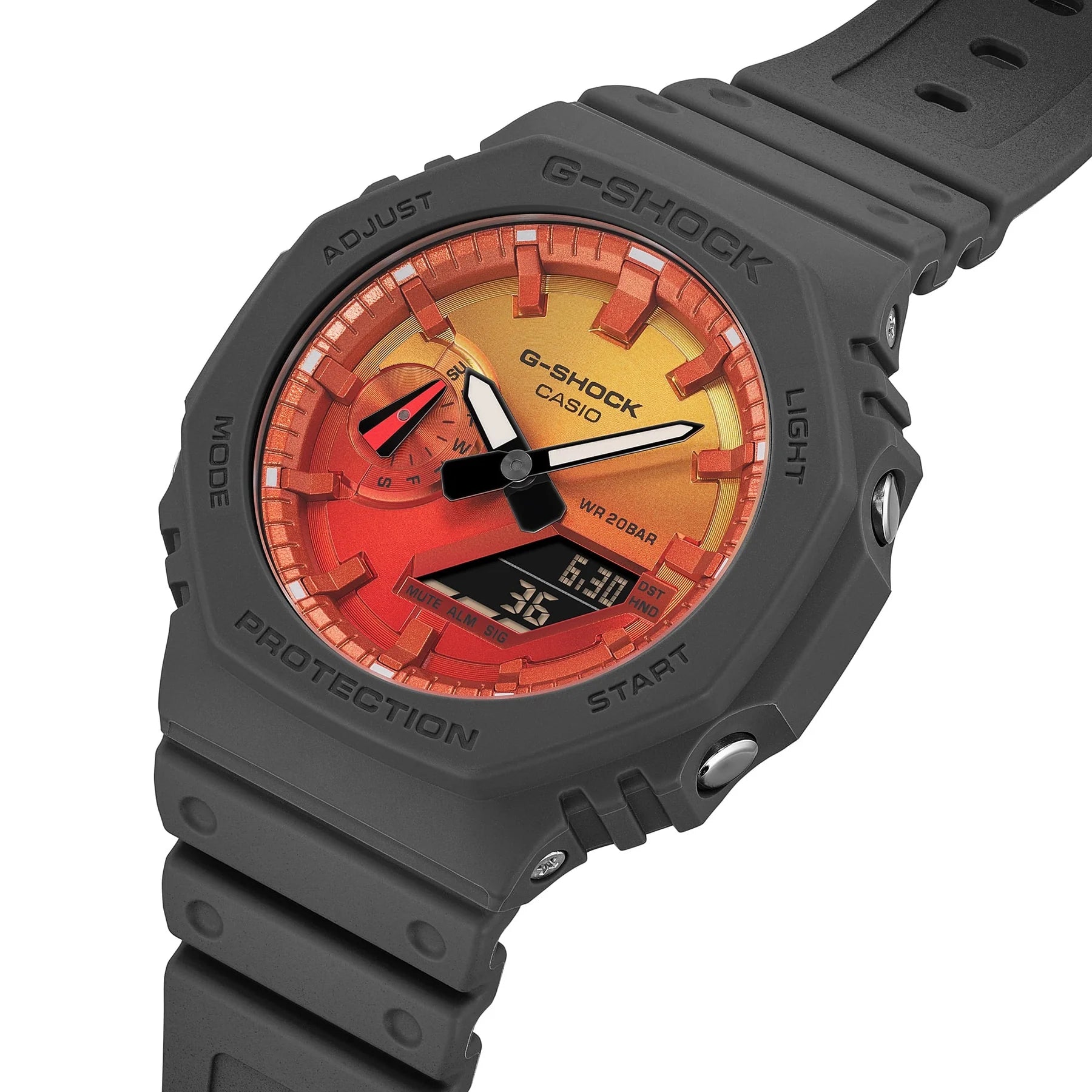 G-Shock CasiOak Flames Series GA2100FL-8A