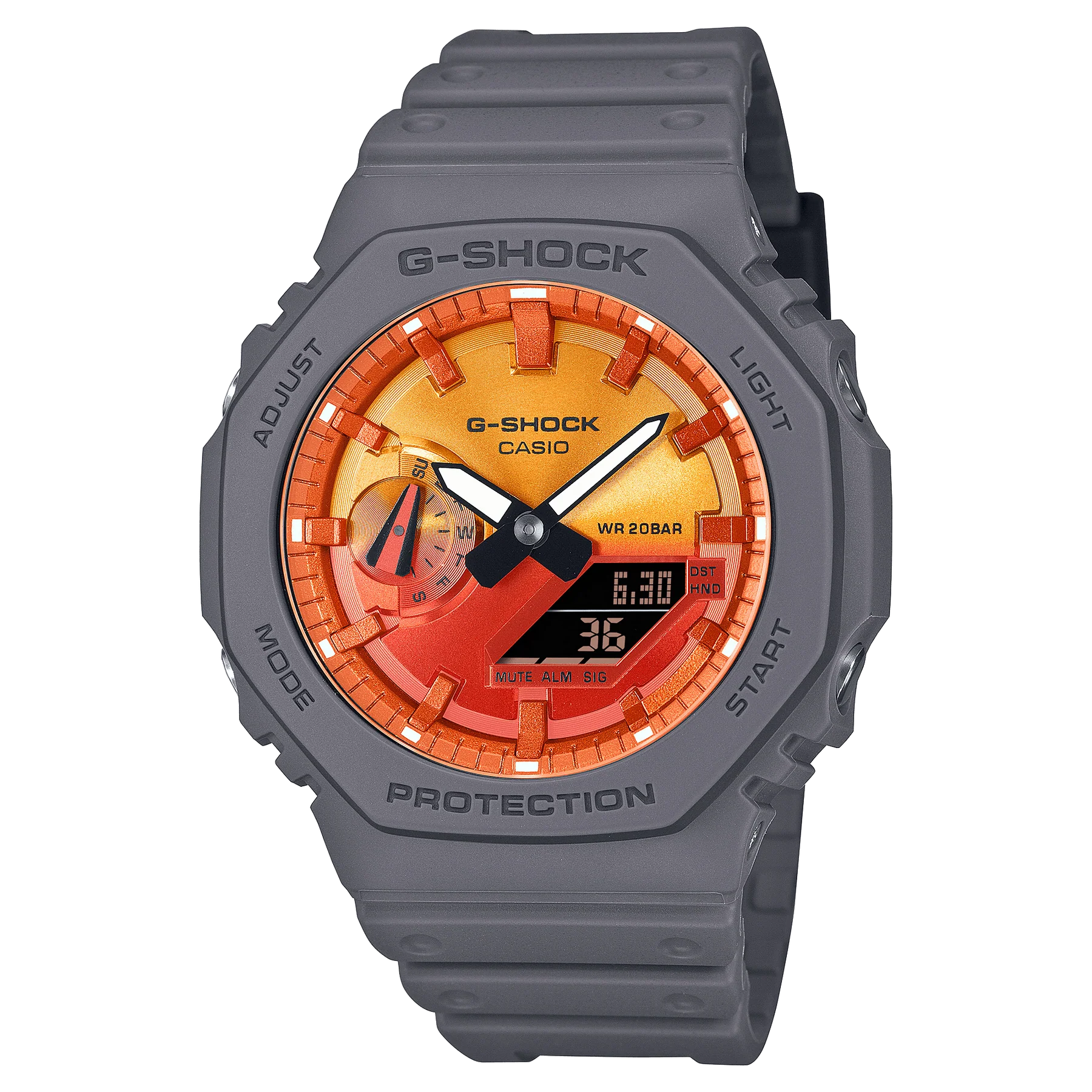 G-Shock CasiOak Flames Series GA2100FL-8A