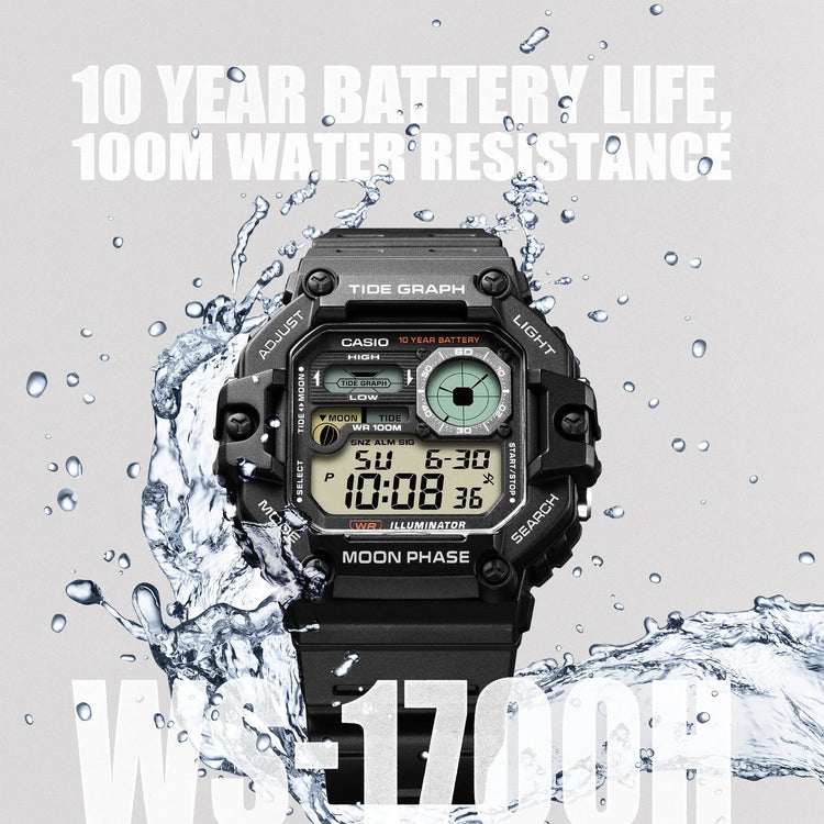 Casio 10 Year Battery Large Digital Watch WS1700H-1A