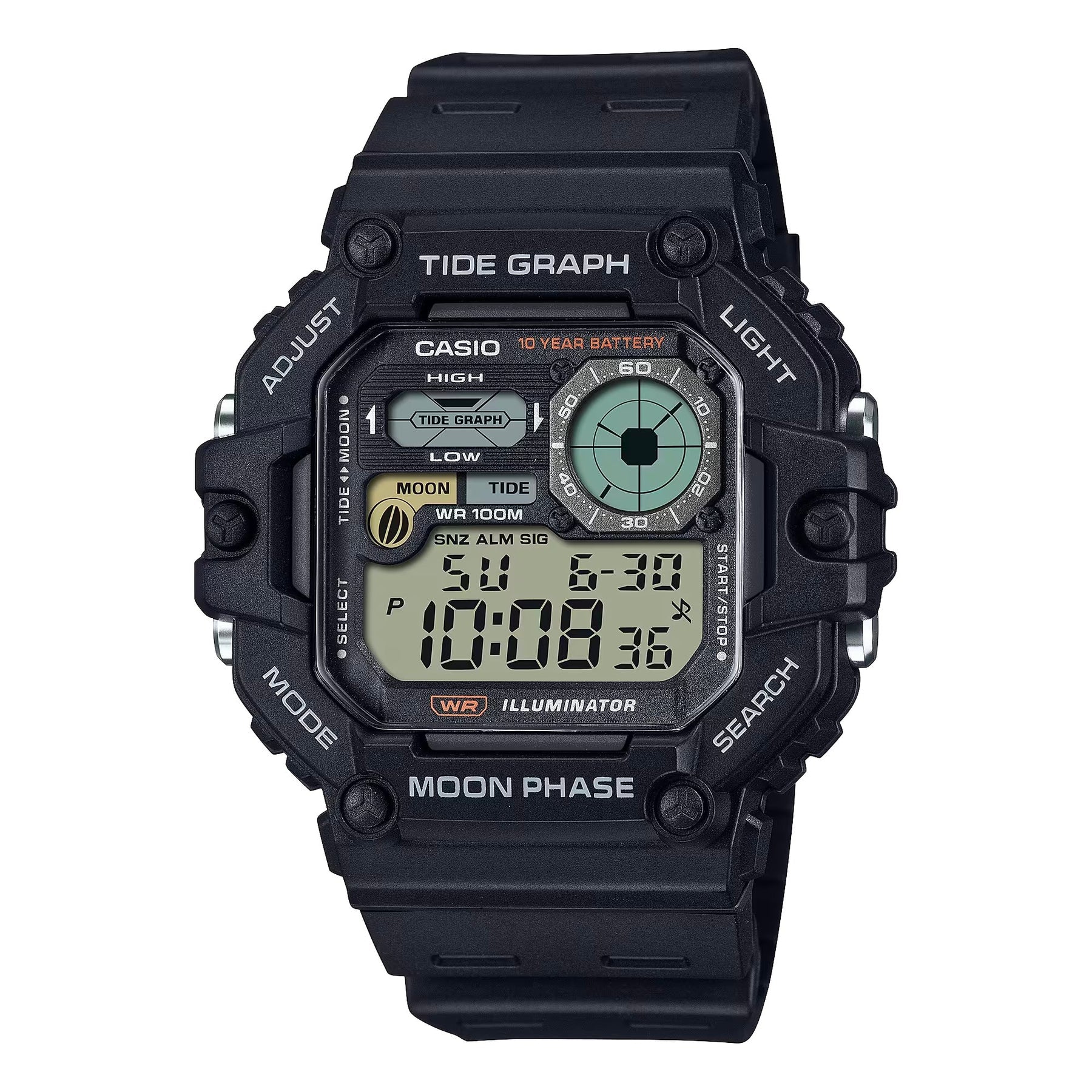 Casio 10 Year Battery Large Digital Watch WS1700H-1A