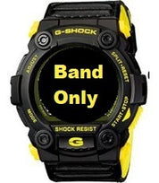 G7900MS black - Yellow G Shock band only - 1 week order
