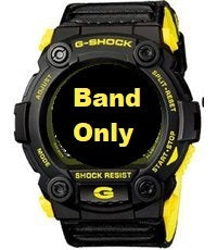 G7900MS black - Yellow G Shock band only - 1 week order