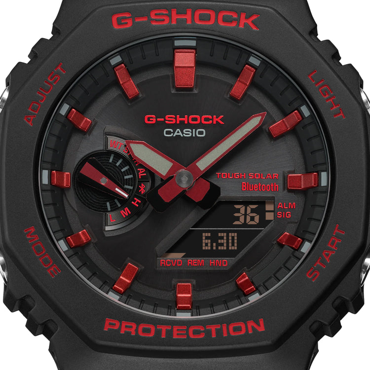 G-Shock GAB2100BNR-1A CasiOak Ignite Red Series
